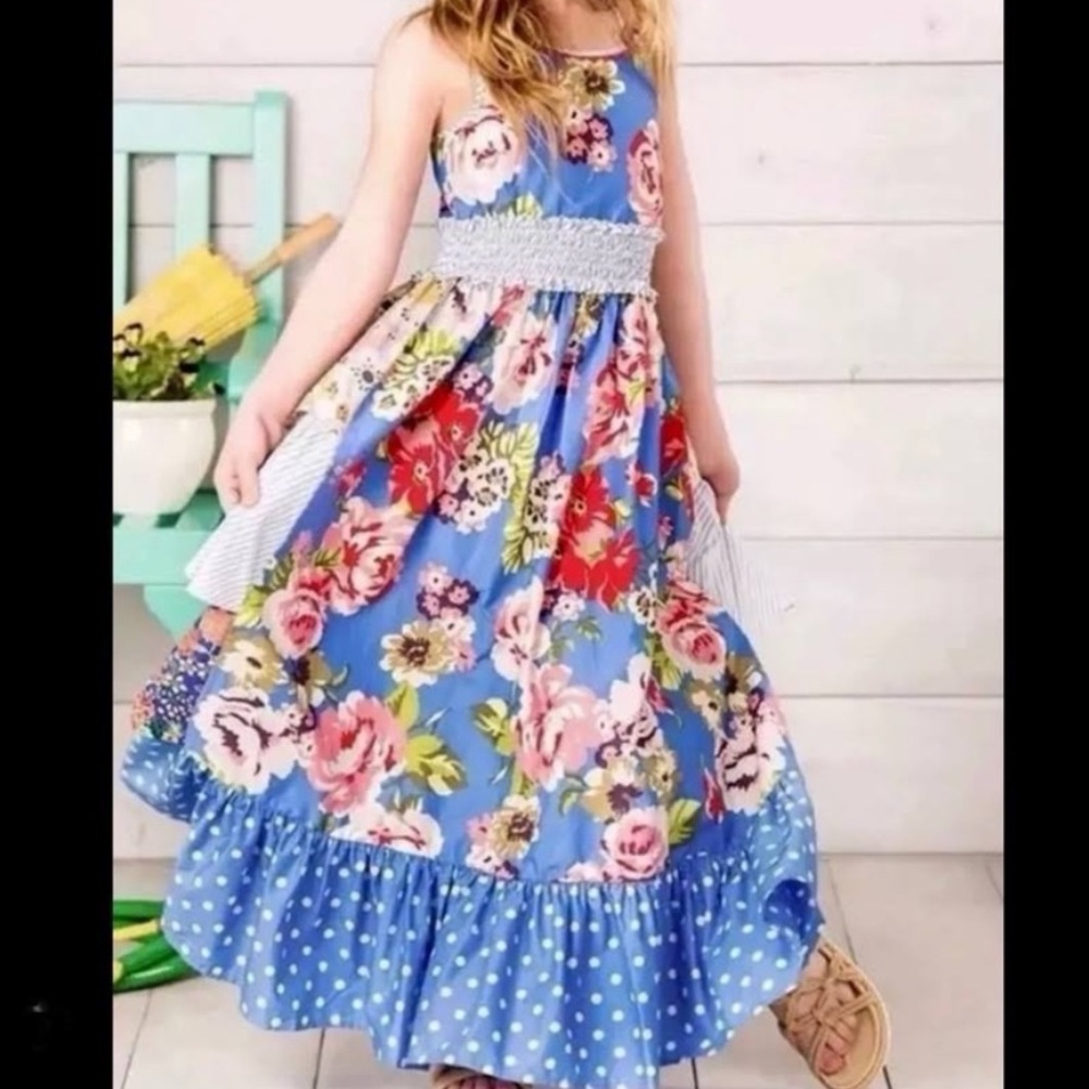 Matilda Jane ruffled Heart Song maxi dress size 2